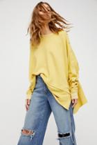 Free People Womens Snap Up Shoulder Pullover