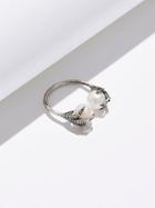 Altaira Sterling Pearl Ring By Workhorse Jewelry At Free People