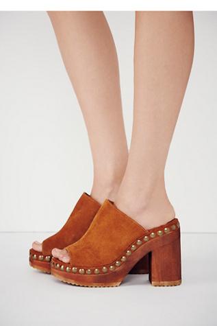 Jeffrey Campbell + Free People Womens Sonny Wood Mule