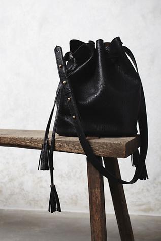 Free People Womens Bleeker Bucket Bag