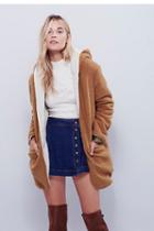 Free People Womens Reversible Cozy Hooded Jk