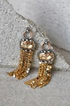 Mikal Winn Womens Solar Sunrise Chainmail Earring