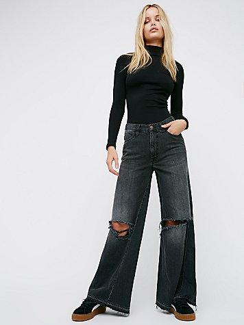 We The Free Relaxed Wide Leg Jean