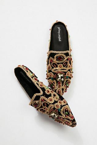 Jeffrey Campbell Womens Crown Jewels Mule