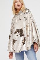 Stay Golden Sequin Poncho By Free People