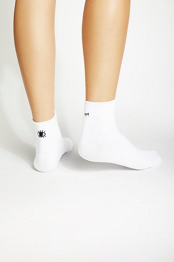 Embroidered Anklet By Free People