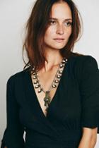 Free People Womens Deco Drop Pendant