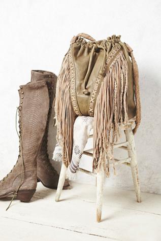 Free People Womens Isadora Fringe Bag
