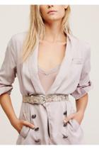 Venzetti Womens Floral Print Rivet Belt