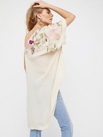 Free People Shanti Embroidered Tunic