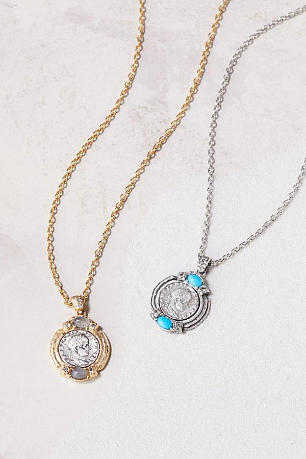 Medallion Stone Necklace By Tat2 Designs At Free People