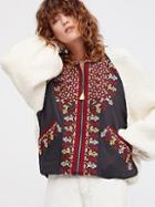 Two Faced Embroidered Jacket By Free People