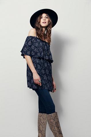 Free People Womens Casablanca Nights Off The Shoulder Top