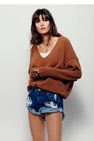 Free People Womens Bandit Denim Cutoffs