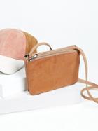 Free People Downtown Double Zip Crossbody