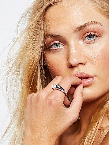 Maisie Pearl Flexible Ring By Anita K Jewelry At Free People