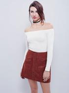 Off -the-shoulder Solid Top By Intimately At Free People