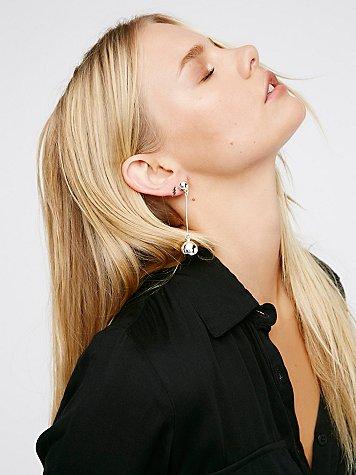 Free People Visionary Mirror Pendulum Earrings