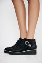 Silent D + Free People Womens Lattice Platform Boot