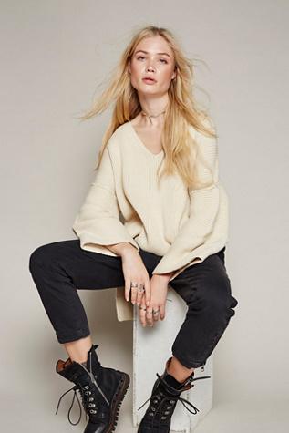 Free People Womens Rib On Rib V