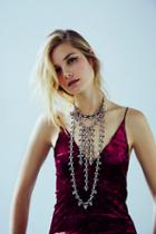 Dannijo Womens Philo Statement Necklace