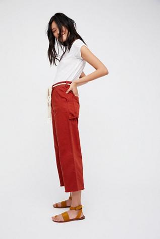 Free People Womens Essential Carpenter Crop