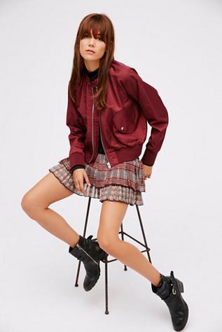 Fp One Womens Fp1 Oragami Plaid Mini