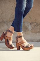 Bed Stu Womens Gold Coast Platform Clog