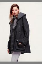 Free People Womens Solid Knit Mixed Cargo Jk