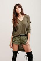 Free People Womens Ace Of Spades Tunic