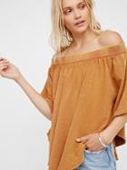 Free People Kiss Me Off The Shoulder Top