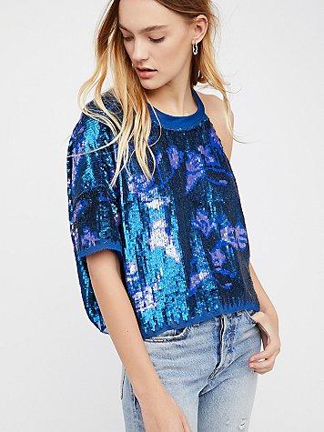 Sequin Sport Pullover By Free People