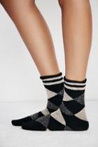 Free People Womens Imagery Argyle Sock