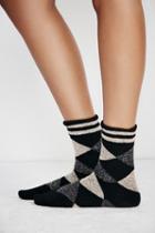 Free People Womens Imagery Argyle Sock