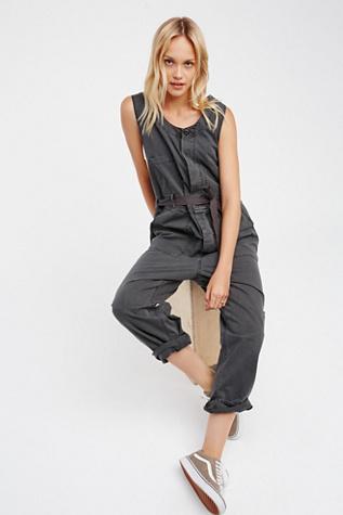 Free People Womens Work It Jumpsuit