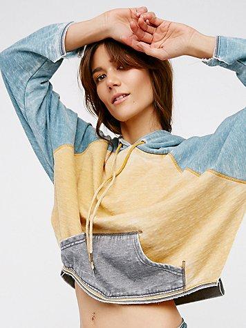 Tri Color Hoodie By Free People