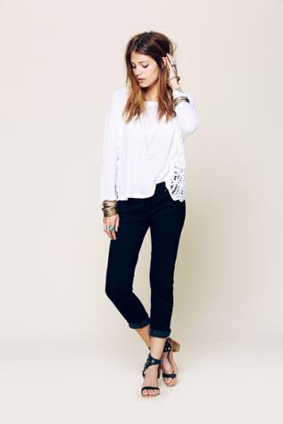 Fp Collection Womens Roller Cropped Skinny