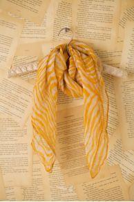 Vintage Yellow And White Scarf At Free People