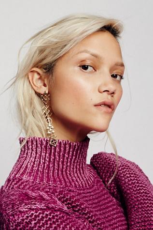 Free People Womens Strange Ways Dangle Earri