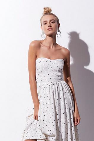 Bella Donna Polka Dot Dress By Free People