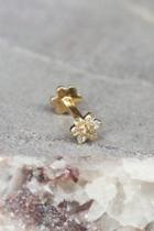 Maria Tash Jewelry Womens Diamond Flower Helix Stud