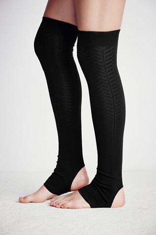 Toesox Womens Turnout Pointelle Legwarm