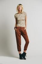 Fp Collection Womens Relaxed Washed Trouser