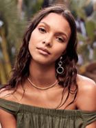 Free People Night Walker Metal Earrings