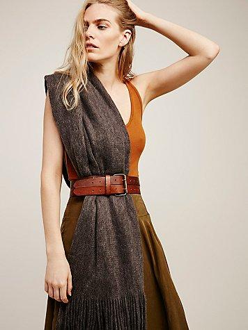 Free People Kolby Brushed Fringe Scarf