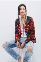 Free People Womens Folk Rock Jacket