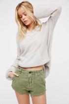 Free People Womens Raw & Patched Standoff