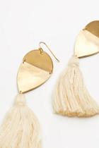 Island Hopping Tassel Earring By Sandy Hyun At Free People