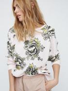 Go On Get Floral Pullover By Free People