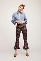 Novella Royale Womens Iris Printed Crop Flare